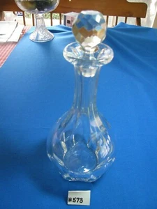 BACCARAT MALMAISON DECANTER, 11.5"H W/STOPPER, EXCELLENT CONDITION - Picture 1 of 6