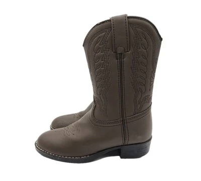 Botas Durango Niños Envejecidas Marrón Vaquero Western Juvenil Talla 12D Foto 1 de 4
