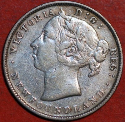 Newfoundland 20 Cents 1894 Queen Victoria KM#4 Silver - Image 1 of 2