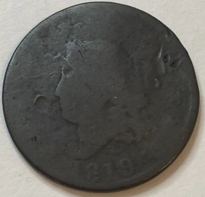 1819/18 - Coronet Head US Large Cent - Exact Coin Imaged #LC36 - Image 1 of 3