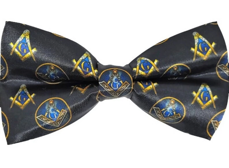 Pajarita masónica negra, pajarita masónica negra, ¡NUEVA! PAJARITA NEGRA Mason Lodge Foto 1 de 1