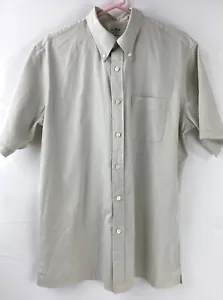 Van Heusen Shirt Short Sleeves LT Large Tall Cotton Blend Button Down - Picture 1 of 6