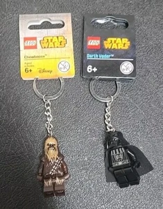 Lego Star Wars Disney Chewbacca And Darth Vader Keychaind New Mini-figures - Picture 1 of 2