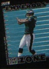 1999 Stadium Club Emperors of the Zone Eagles Football Card #E3 Donovan McNabb