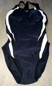 SPEEDO TRAJE DE BAÑO para mujer talla 10 negro blanco SUJETADOR ACOLCHADO HIDRO 1 pieza ¡bonito! - Imagen 1 de 2