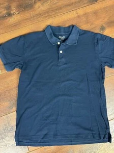 Children’s Place Boys Size XXL (16) Navy Blue Short Sleeve Polo Shirt! - Picture 1 of 6