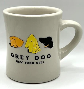 Grey Dog New York City Ceramic Restaurant Ware Heavy Coffee Tea Mug 12 oz - Picture 1 of 9