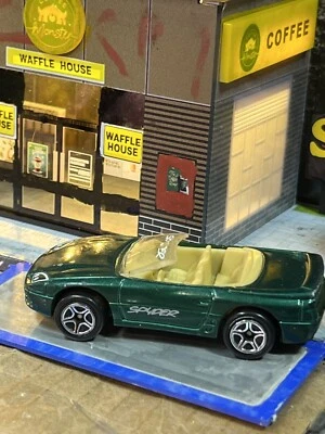 Matchbox 1999 Mitsubishi 3000 GT Spyder Convertible Green Diecast USED VG Cond - Image 1 of 4