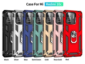 Funda Carcasa Magnética Anillo Grado Militar para Xiaomi Redmi 10C - Foto 1 di 29