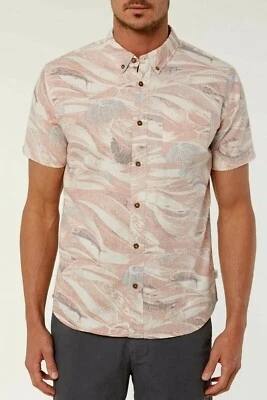 Oneill Men's S/S Button-Up Shirt SEASCAPE - CLA - Large - NWT - Image 1 of 2
