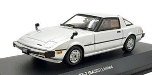 Kyosho 1/43 Scale Model Car 03282S - 1979 Mazda Savanna RX-7 SA22C - Silver - Picture 1 of 5