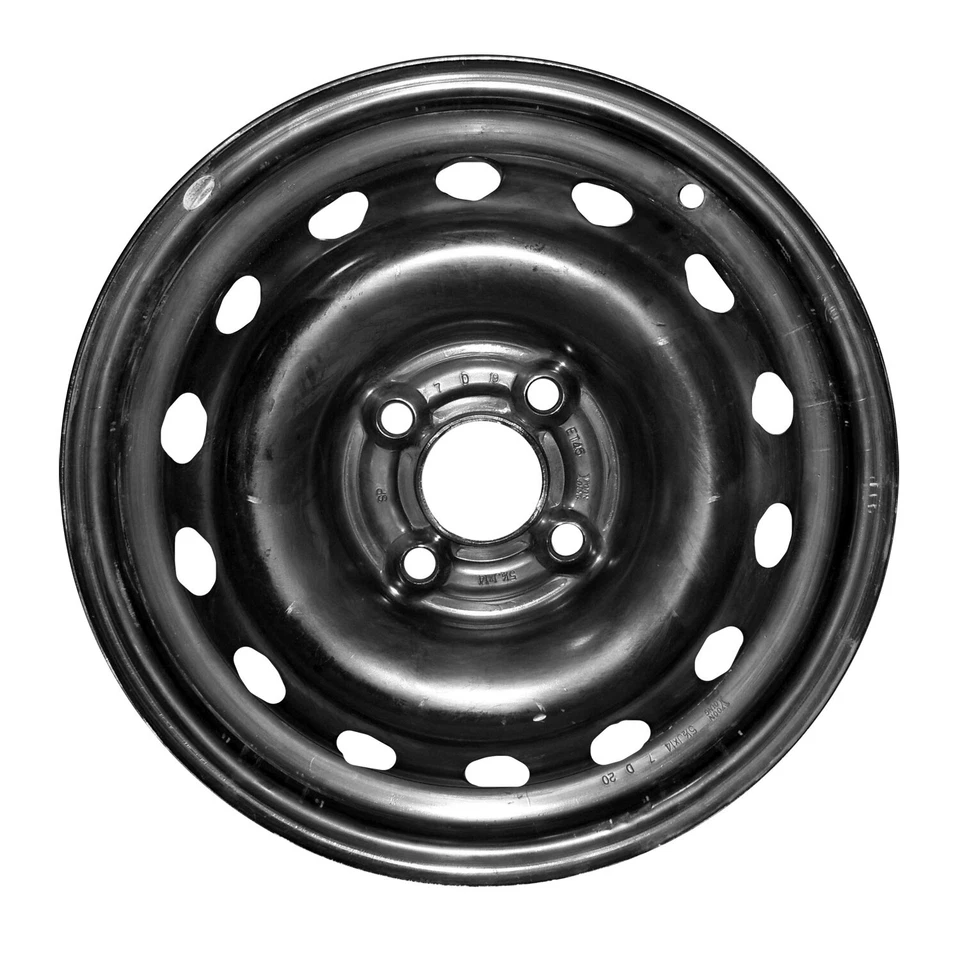 Llanta de acero negra de 14x5,5" OEM para Pontiac G3 2009-2010 Chevy Aveo 2005-2011 Foto 1 de 1