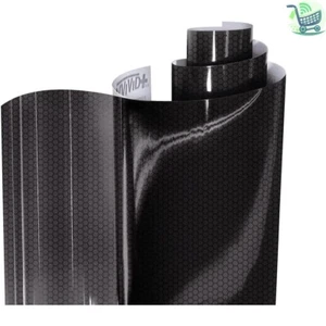 Premium Dark Smoke Headlight Film 17.9" x 60" - Water Resistant & Glossy Finish - Picture 1 of 2