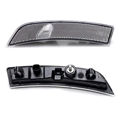 OE-Spec Clear Lens White LED Bumper Side Marker Lights For 2022+ BRZ Toyota GR86 - Image 1 of 4