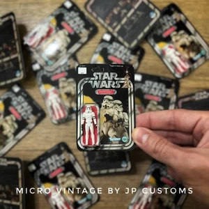 Star Wars Micro Vintage: [CARDIERT] Stormtrooper First 12 Figur - Bild 1 von 1