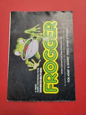 Frogger Atari Sears MANUAL ONLY Authentic - Image 1 of 2