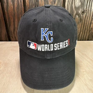 KC Royals 2014 World Series Hat 47 Brand Cap Black Low Profile Kansas City - Picture 1 of 10