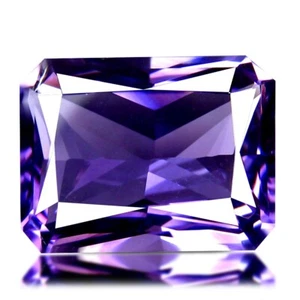 PIEDRA PRECIOSA SUELTA AMATISTA PÚRPURA BRILLANTE 100 % FUEGO NATURAL 6,18 CT 12x9 mm - Imagen 1 de 4