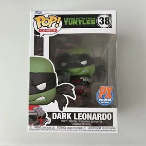 Pop Comics Tmnt Dark Leonardo Px Vinyl Figure #38 With Pop Protector. - Picture 1 of 5