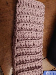 Lila selbstgemachtes Häkel Stirnband - Bild 1 von 6