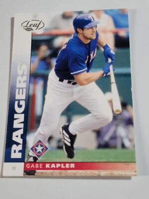 GABE KAPLER 2002 Leaf #147.  RANGERS - Image 1 of 2