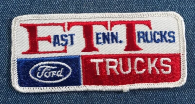 NOS 70s Vintage Original East Tennessee Ford Trucks 4" Patch Dealership Retro - Image 1 of 3