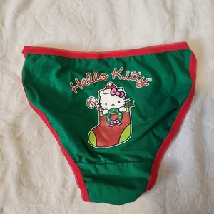 New Old Stock Vintage Y2K Hello Kitty String Bikini Panties Christmas Sanrio - Picture 1 of 6