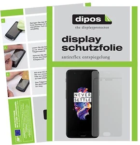 2x Screen Protector for OnePlus 5 Protection Anti Glare dipos - Picture 1 of 6