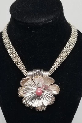 FA6883 Стерлинговый Кулон Espo Joseph Esposito Цветок Стоко. - Изображение 1 из 4