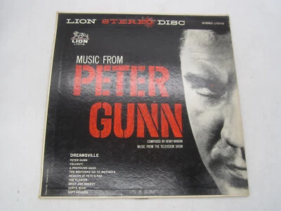 The Aaron Bell Orchestra Music From Peter Gunn Lion Records SL-70112 VG - Imagem 1 de 4