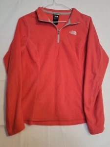 Chaqueta polar The North Face para mujer talla mediana Tec 1/4 cremallera rosa otoño invierno - Imagen 1 de 5