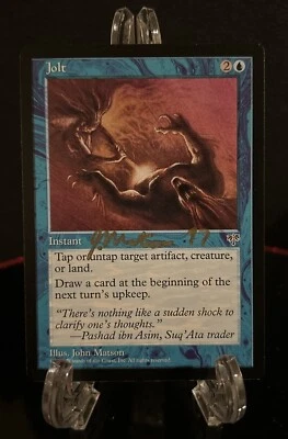 MTG Jolt Mirage Signed Artist Proof John Matson Magic the Gathering LP AP - Image 1 of 2
