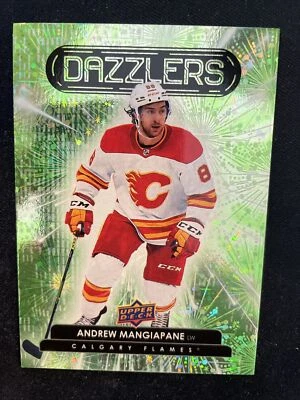 22-23 UD Series 1 Hockey Green Dazzlers DZ-49 Andrew Mangiapane - Image 1 of 2