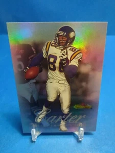 2000 Fleer Showcase Football  Card Refractor #66 Cris Carter Minnesota Vikings  - Picture 1 of 4