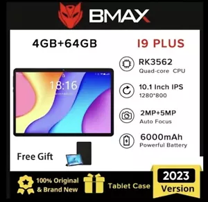 Bmax I9 Plus Tablet 4GB RAM 64GB ROM 25.65cm IPS Screen 6000mAh Android 13 - Picture 1 of 12