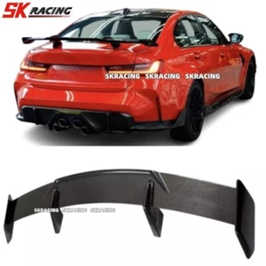 FIT 15-2021 MERCEDES BENZ W205 C63 CARBON FIBER GT STYLE HIGH KICK TRUNK SPOILER - Picture 1 of 24