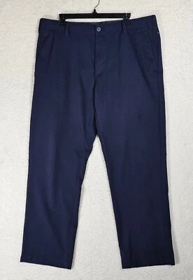 Pantalones de golf BCG para hombre talla 38x30 azul frente plano, bolsillos, pierna recta Foto 1 de 4