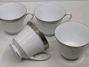 Crestwood Platinum 4166L by NORITAKE - Footed Cup - TEA CUP - Replacement  - Picture 1 of 3