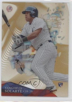 2014 High Tek American League Gold Diffractor /99 Yangervis Solarte Rookie RC - Image 1 of 2