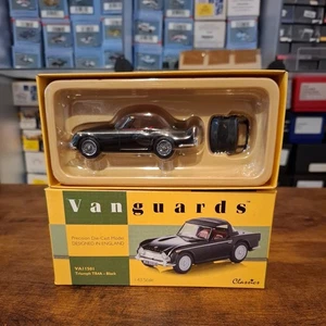 Vanguards Corgi 1:43 Triumph TR4A Black VA11501 - Picture 1 of 5