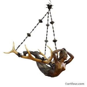 Antique Lusterweibchen of a Mermaid ca. 1880 - Picture 1 of 8