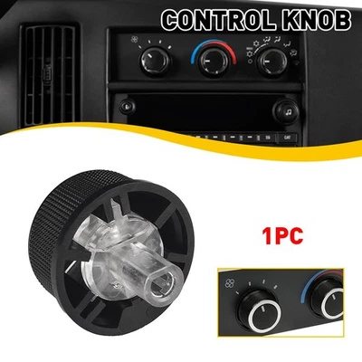 For 2008-2014 Chevrolet Express/GMC Savana Control Knob Dials Heater AC Fan 2PCS - Image 1 of 4