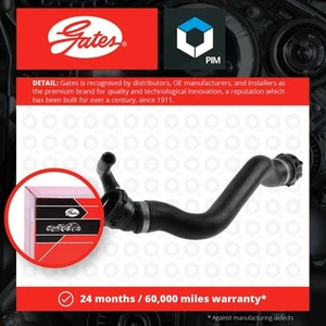 Radiator Hose fits BMW 120D E87 2.0D Lower 04 to 11 Automatic Transmission Gates - Picture 1 of 2