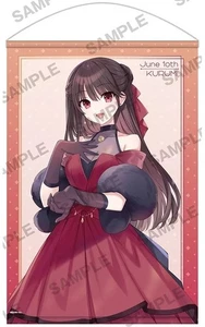 [Pergamino de pared de tapiz] Kurumi Tokisaki cumpleaños 2025 fecha A vivo tamaño B2 nuevo - Imagen 1 de 1