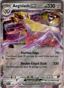 Aegislash ex Double Rare SV04: Paradox Rift 135/182 NM Holo - Picture 1 of 2