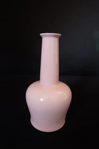 8” Vintage Chinese Pink Glaze Vase - “Guan Bo Shi” Mark - Picture 1 of 18