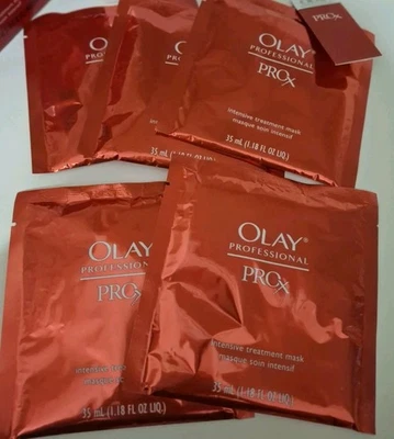 Olay Professional Pro-X Intensive Firming Treatment 5 Skin Masks NEW - Image 1 of 3