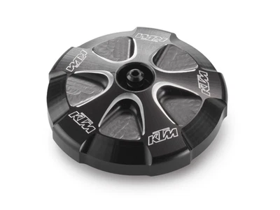 Tapa de combustible negra del tanque de fábrica OEM 85-450 modelos KTM SX 2013-2015 77707908144 Foto 1 de 4