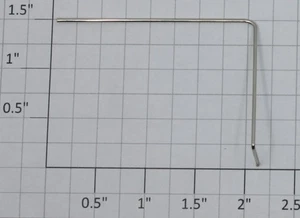 Lionel 2321-38 FM Left Hand Short Corner Handrail - Picture 1 of 1