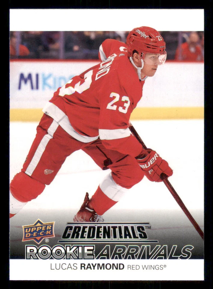 2021-22 Upper Deck Credentials Rookie Arrivals #RA1 Lucas Raymond - Image 1 of 2
